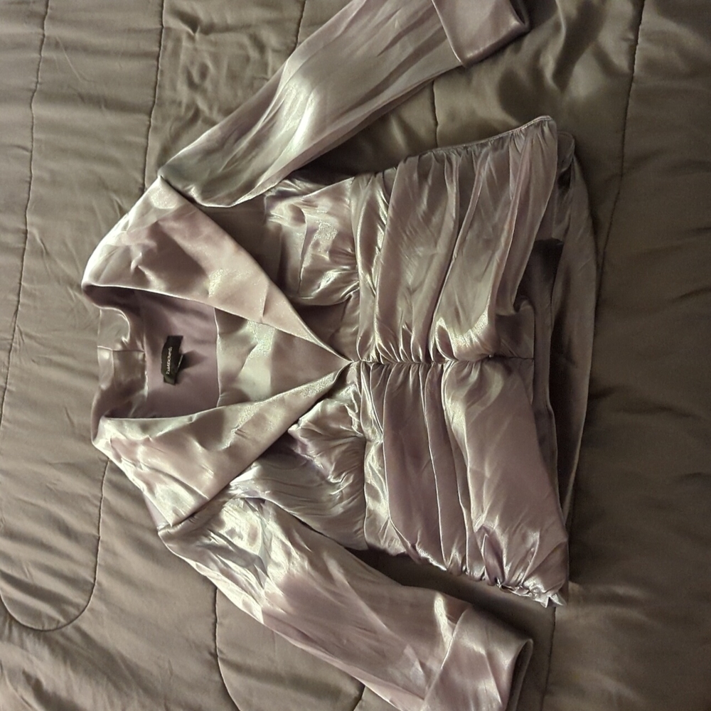 Gray Long sleeve dress shirt